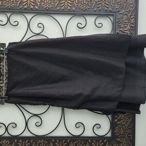 Sophisticated Black Satin Gown